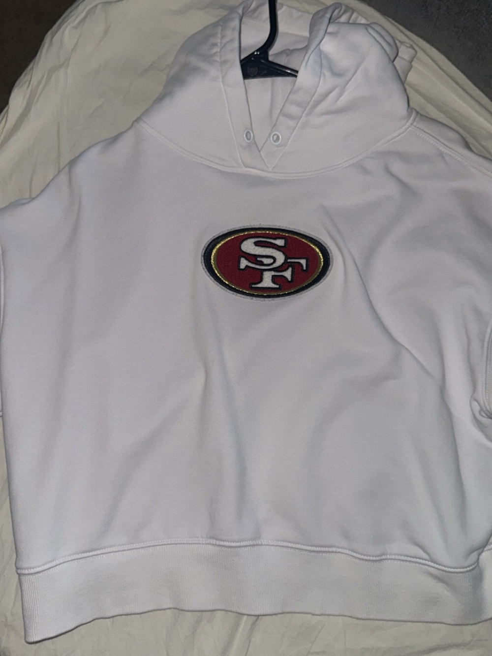 Cute 49ers cropped top hoodie